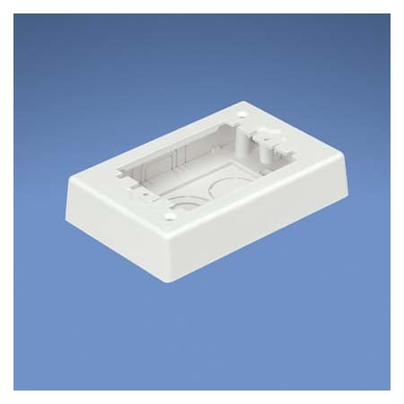 Panduit Single Gang Power Rated 2-Piece Extensio JBP1EIW